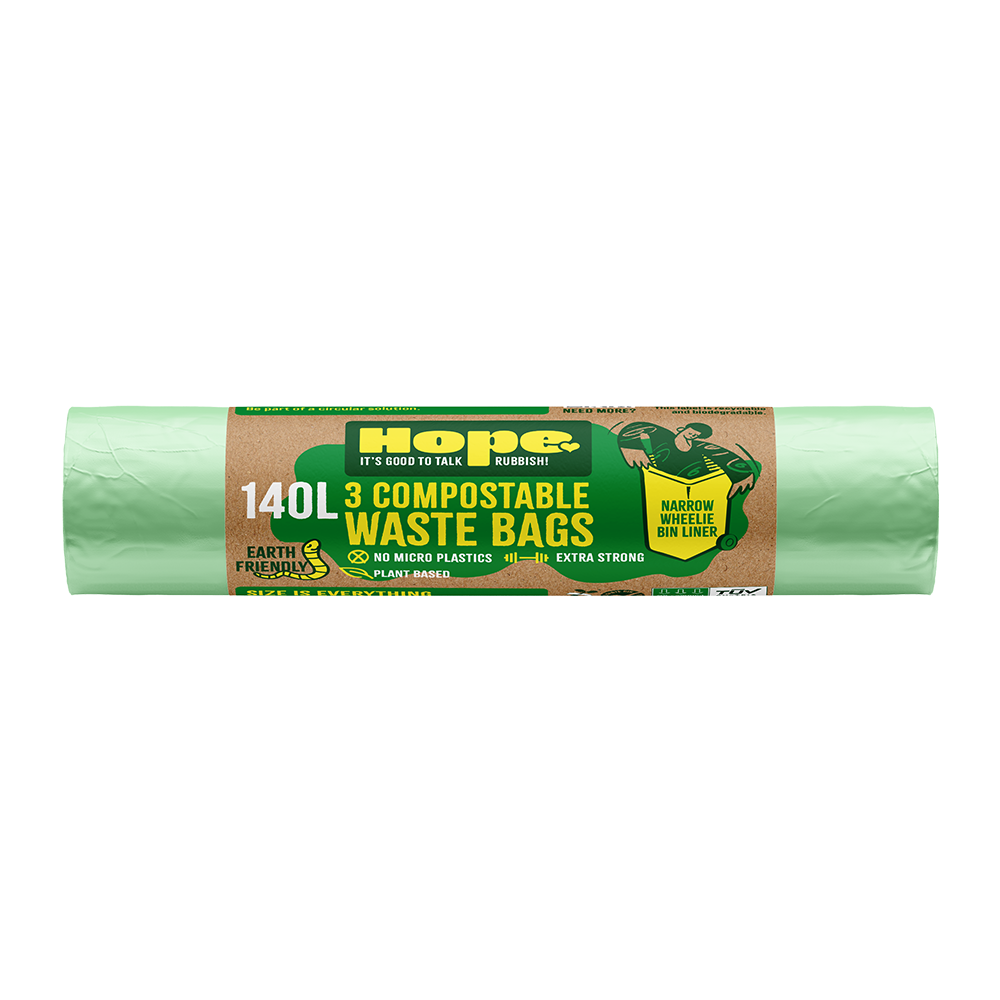 140L COMPOSTABLE BAGS NARROW WHEELIE BIN (32 BAGS)