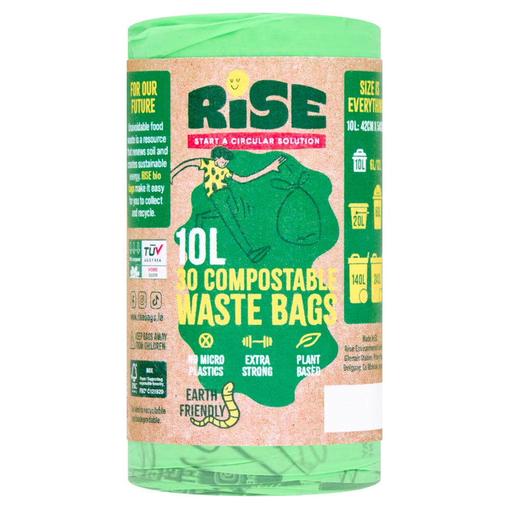 10L COMPOSTABLE BAGS (120 BAGS) | RiseBags.ie
