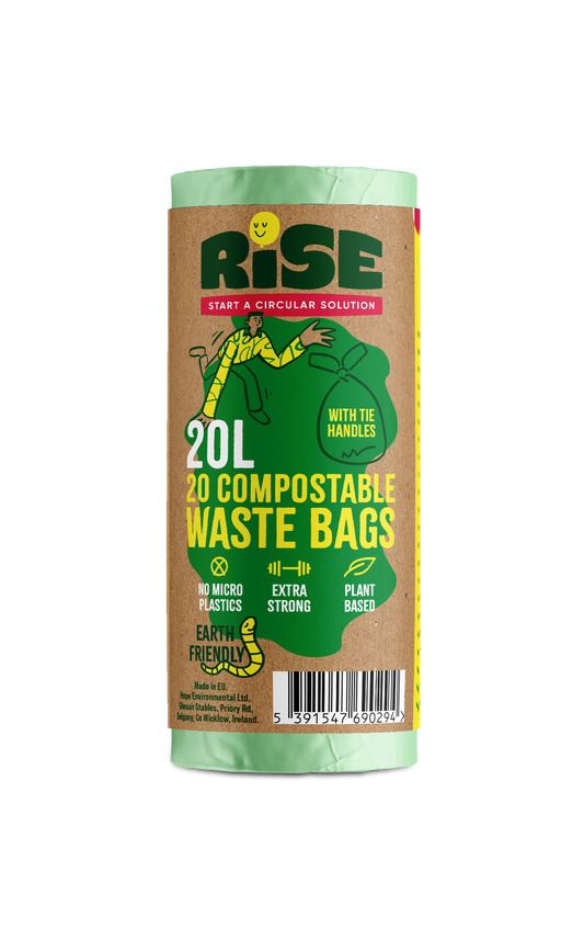 20L COMPOSTABLE RISE BAGS WITH HANDLES | LARGE CADDY