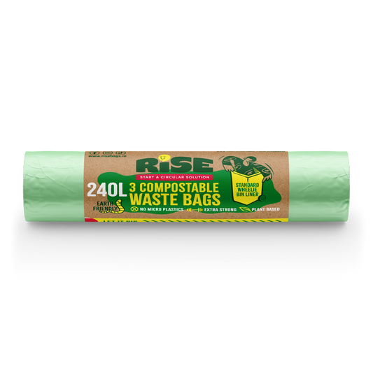 240L COMPOSTABLE RISE BAGS (24 BAGS)  | WHEELIE BIG BIN